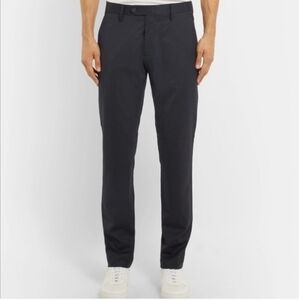 NN07 Theo Stretch Twill Wool Blend Men’s Trouser Pants in Blue